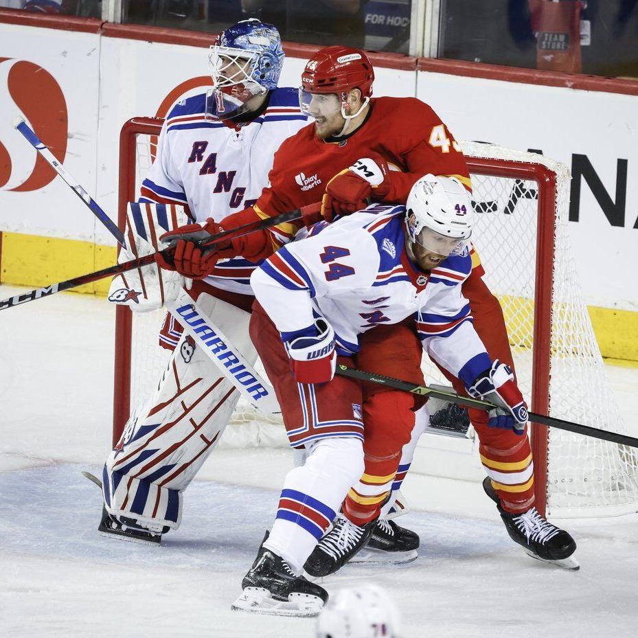 Flames beat Rangers 5-1 to snap eight-game losing skid